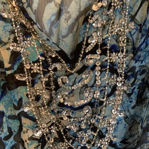 EUC Chico’s sequined top - Picture 2 of 4
